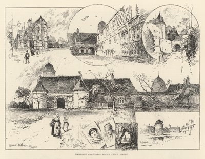 Rambling Sketches, Round About Dieppe by Herbert Railton
